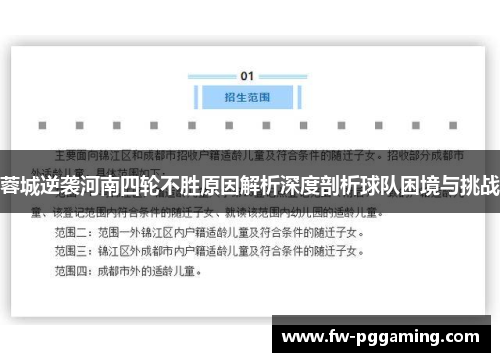 蓉城逆袭河南四轮不胜原因解析深度剖析球队困境与挑战 蓉城逆袭河南四轮不胜原因解析深度剖析球队困境与挑战