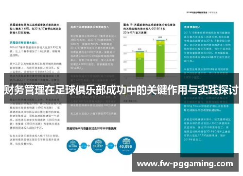 财务管理在足球俱乐部成功中的关键作用与实践探讨 财务管理在足球俱乐部成功中的关键作用与实践探讨